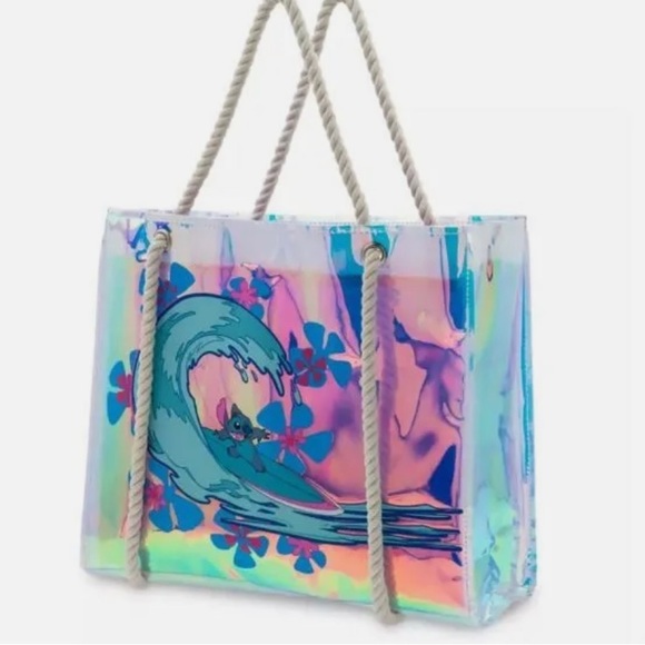 Disney Handbags - - DIsney Parks Stitch Beach Tote 16" x 14